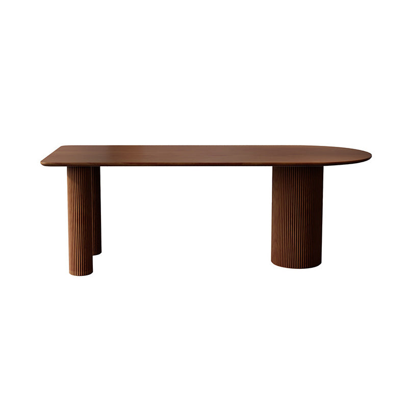 Solid Wood Contemporary Freeform Table Pine Wood Table for Home