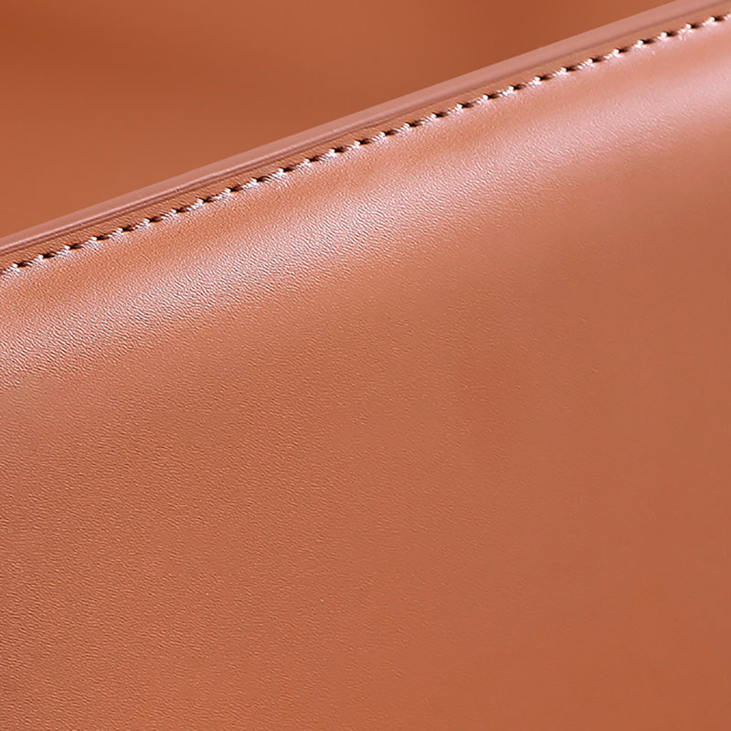 Industrial Armless Leather Chair Open Back Side Dining Chair with Metal Base