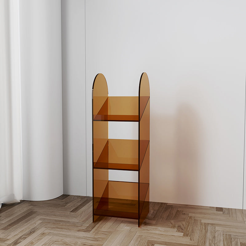 11" Wide Contemporary Bookshelf Open Back Shelves Included Bookcase