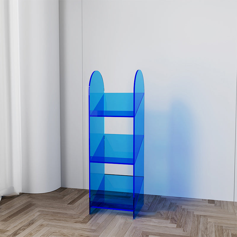 11" Wide Contemporary Bookshelf Open Back Shelves Included Bookcase