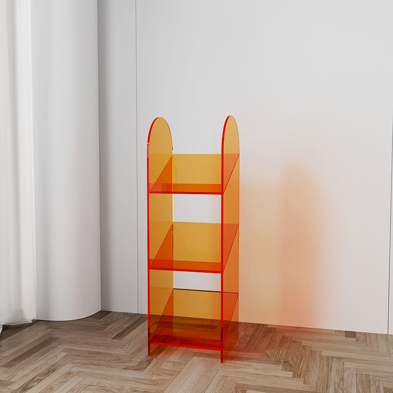 11" Wide Contemporary Bookshelf Open Back Shelves Included Bookcase