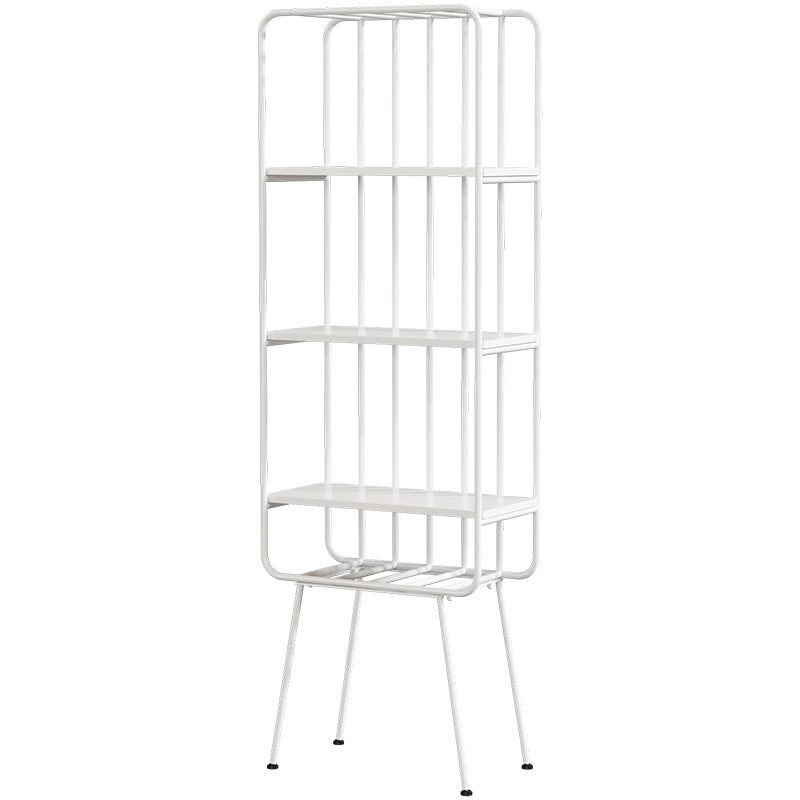 Glam Metal Bookshelf Geometric Shelf Bookcase for Study Room 70.9" H X 11.8" W