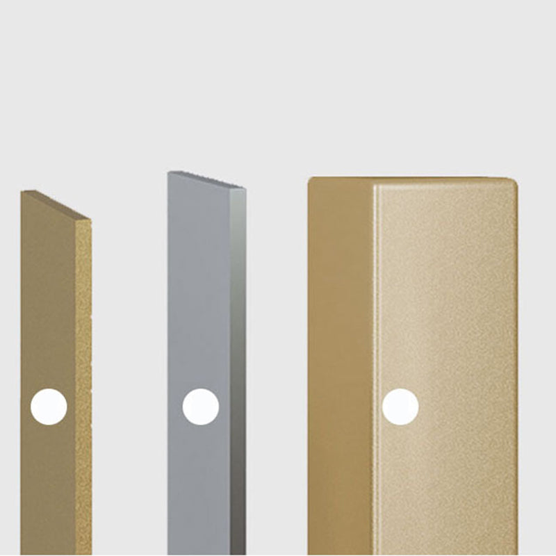 Contemporary Metal Bookshelf Black Geometric Shelf Bookcase for Study Room