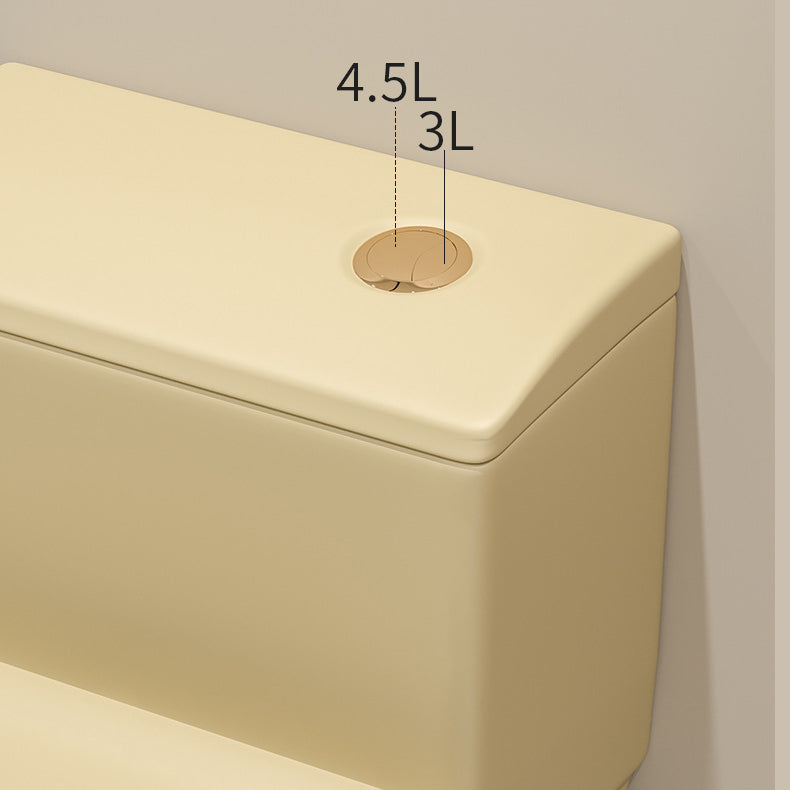 Traditional Skirted Toilet Floor Mount One-Piece Flush Toilet with Slow Close Seat