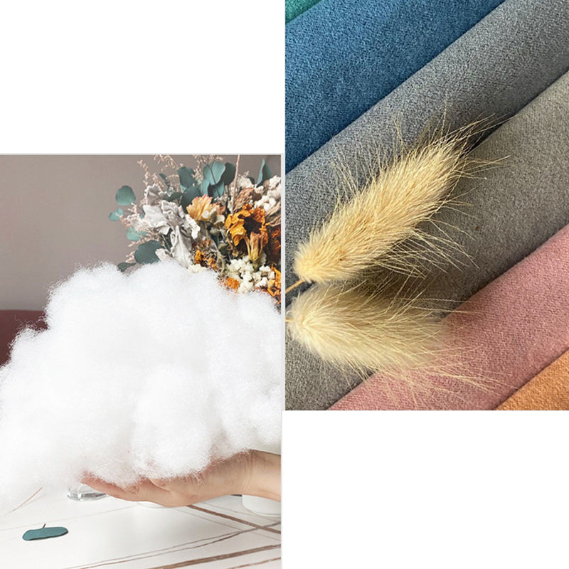 Scandinavian 33.85 " H Armless Tufted Sofa & Chaise for Living Room