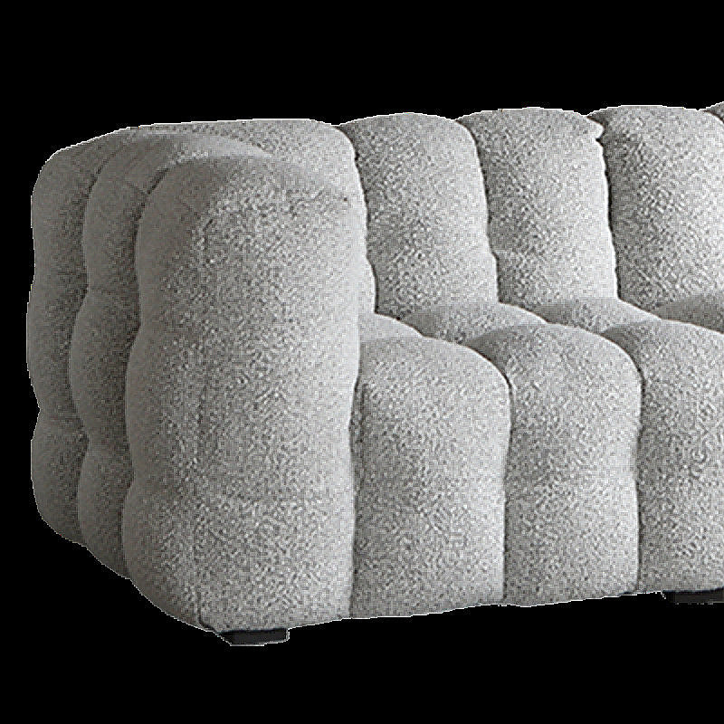 Contemporary Wooden Standard Sofa Tuxedo Arm Tight Back Sofa