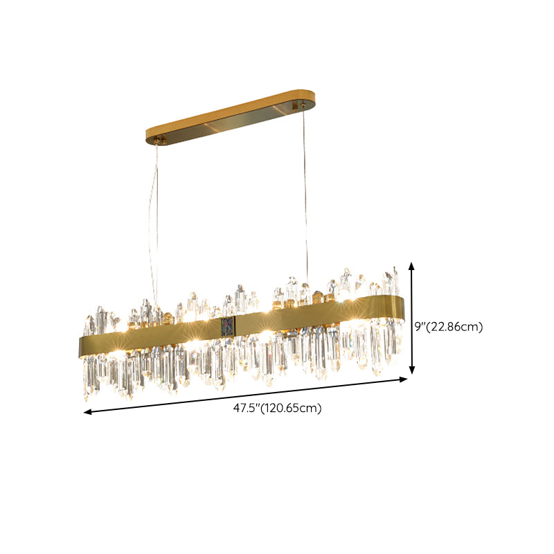 Modern Style Island Pendants Crystal Pendant Lights for Dining Room