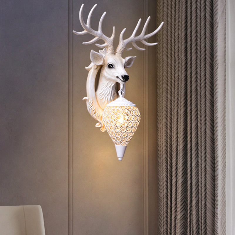 Creative Wall Lighting Fixture Contemporary Crystal Wall Mount Light