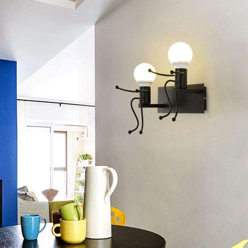 Industrial Metallic Wall Light Creative Wall Light Sconce for Bedroom