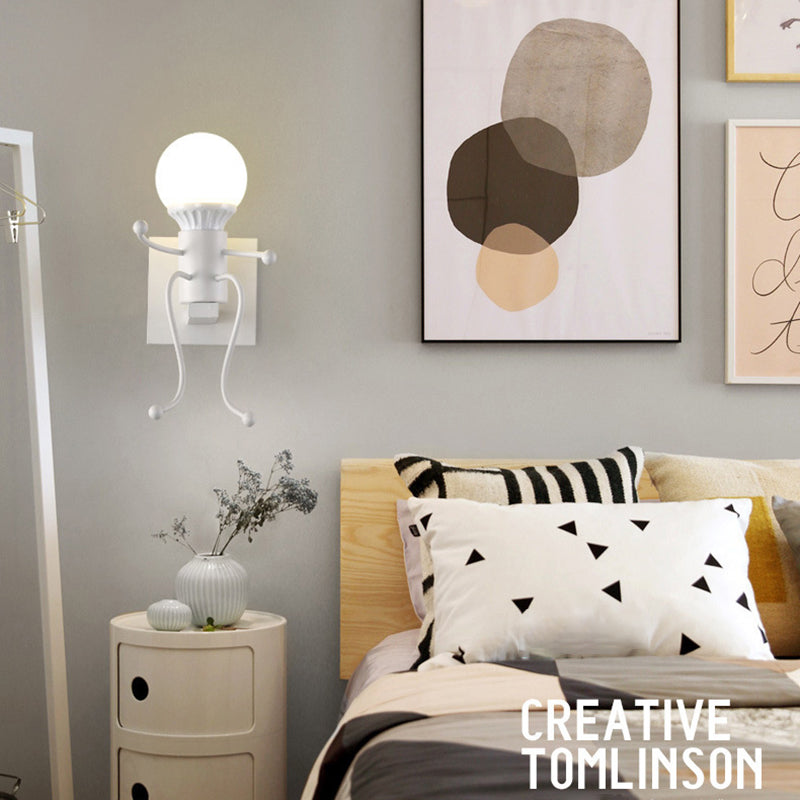 Industrial Metallic Wall Light Creative Wall Light Sconce for Bedroom