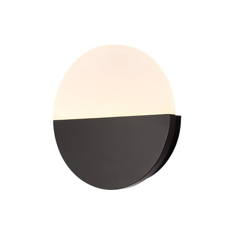 Circle Wall Light Contemporary Acrylic 1 Light Wall Mount Lighting for Bedroom