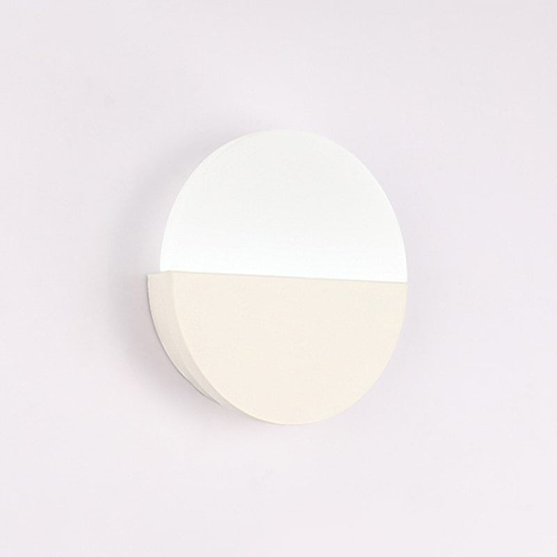 Circle Wall Light Contemporary Acrylic 1 Light Wall Mount Lighting for Bedroom