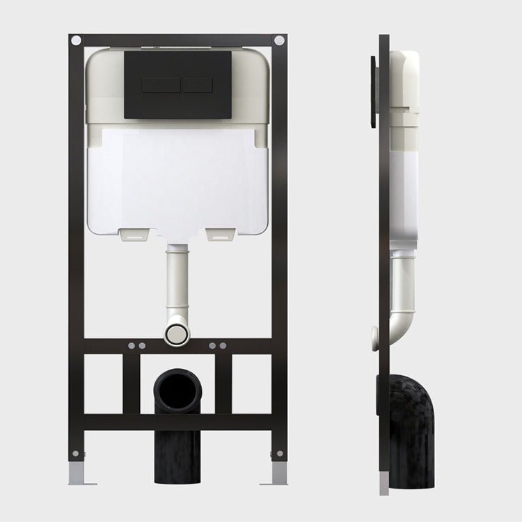 Wall Mount All-In-One Toilet Bowl Porcelain Contemporary Flush Toilet