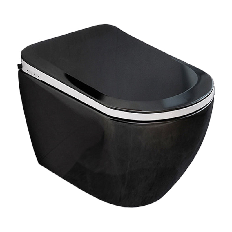 Wall Mount All-In-One Toilet Bowl Porcelain Contemporary Flush Toilet