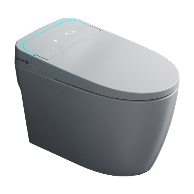 Concealed Tank Modern Toilet Heated Seat One-Piece Flush Toilet with Slow Close Seat