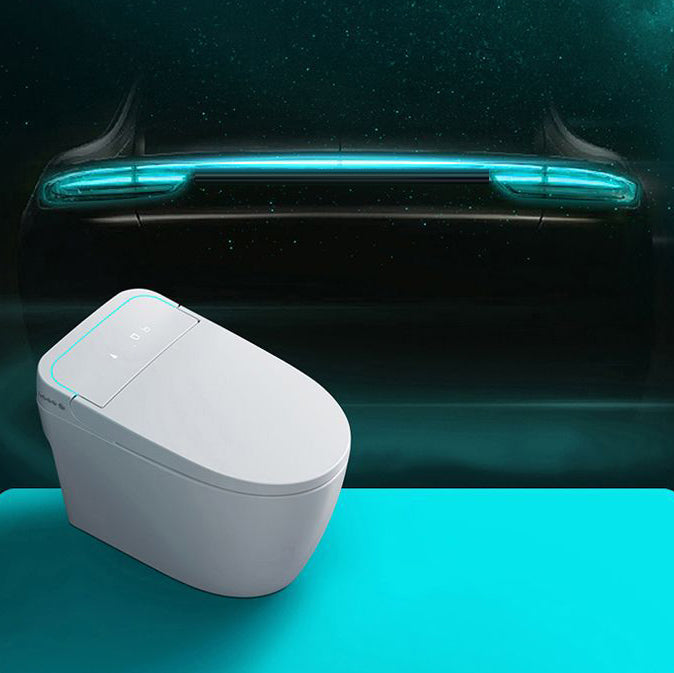 Concealed Tank Modern Toilet Heated Seat One-Piece Flush Toilet with Slow Close Seat