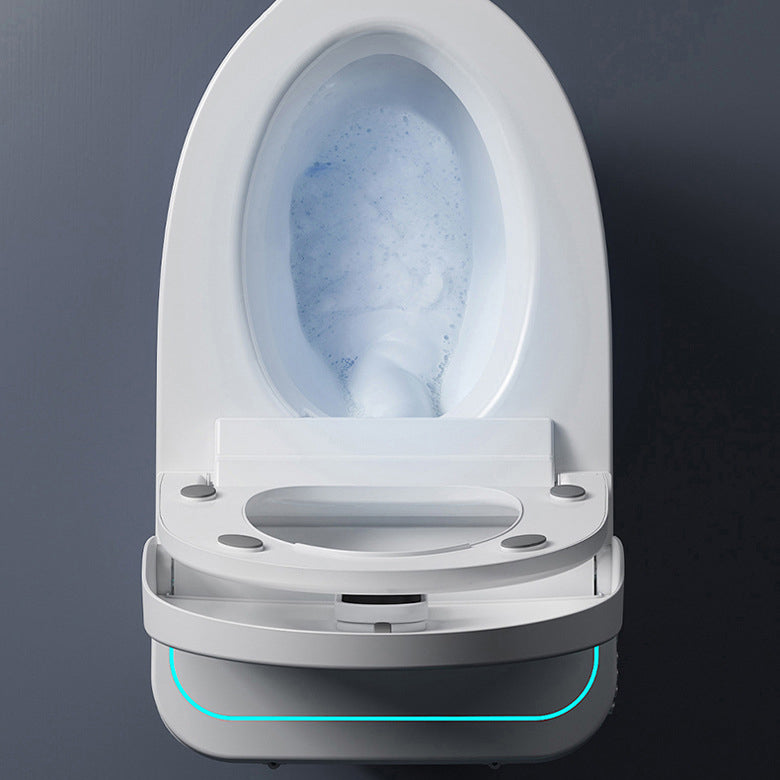 Concealed Tank Modern Toilet Heated Seat One-Piece Flush Toilet with Slow Close Seat