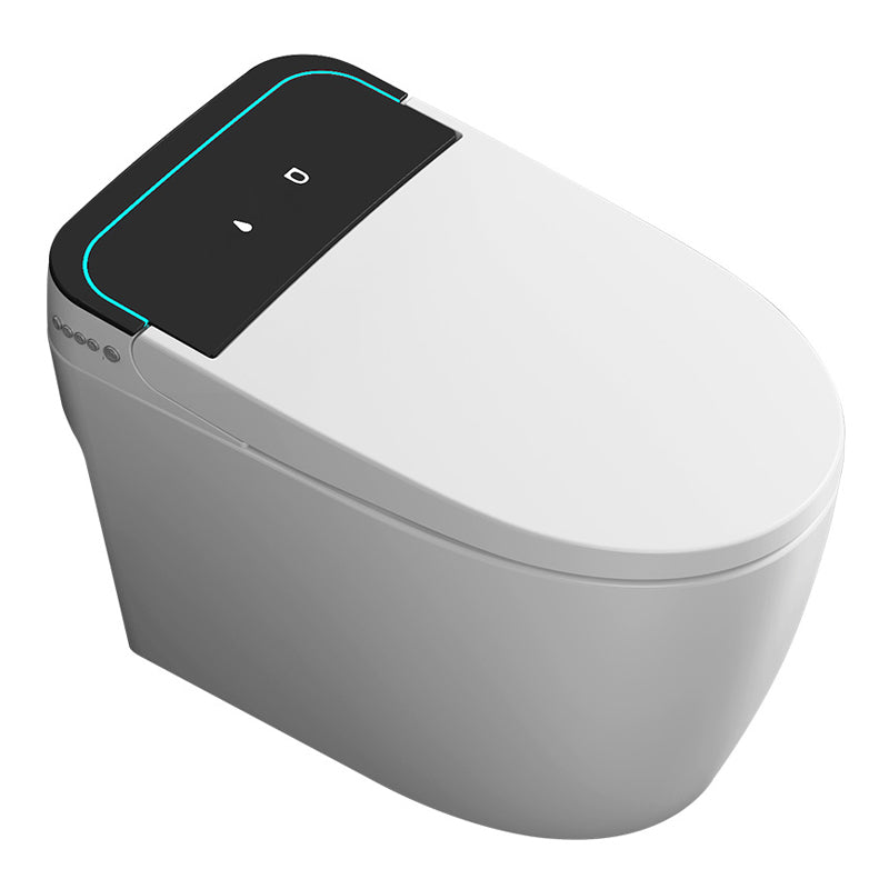 Modern Floor Mount Skirted Toilet Bowl Siphon Jet Toilet with Seat for Bathroom