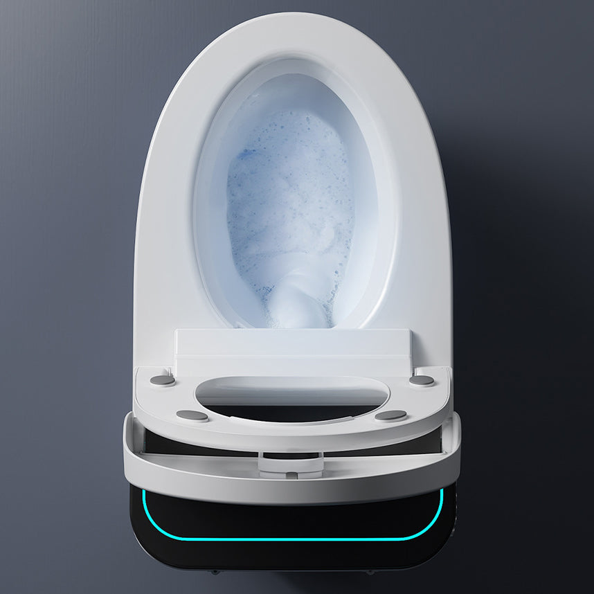 Modern Floor Mount Skirted Toilet Bowl Siphon Jet Toilet with Seat for Bathroom