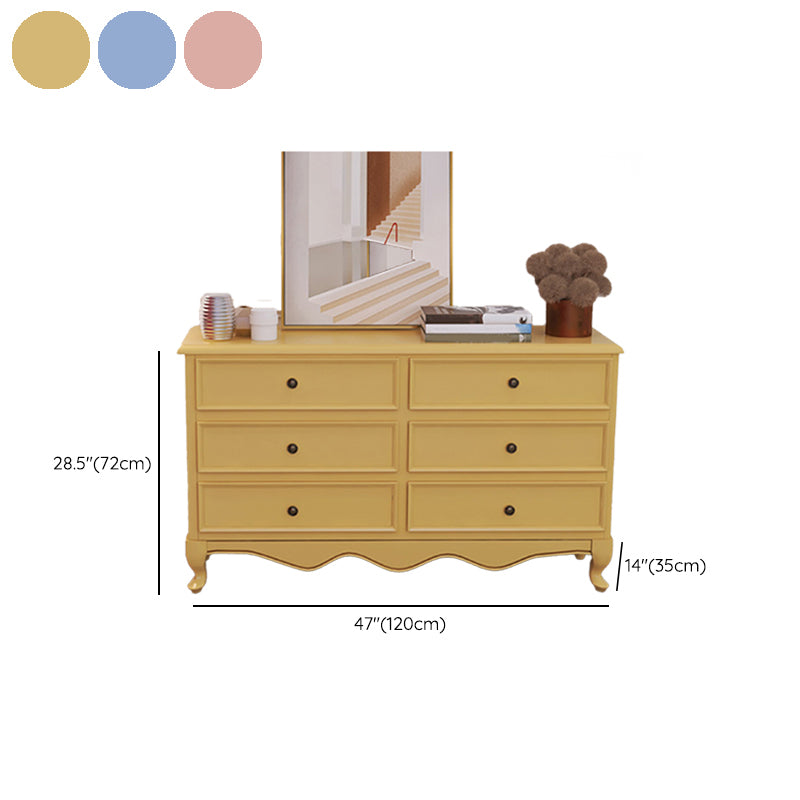 Coastal Dresser Manufactured Wood Storage Chest Dresser for Bedroom