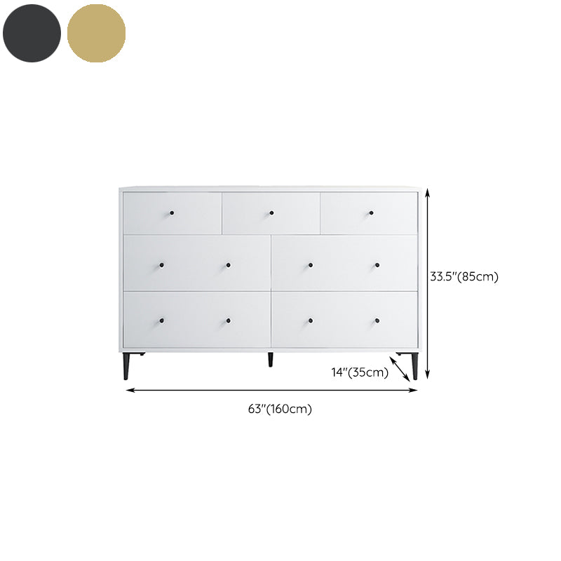 13.65-inch Width Storage Chest Contemporary Dresser with 4/7 Drawers