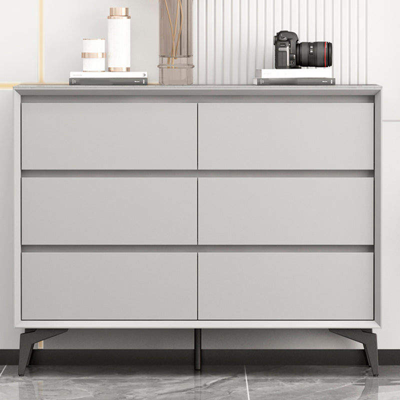 15.6-inch Width Modern Storage Chest Stone Dresser with 3/6 Drawers