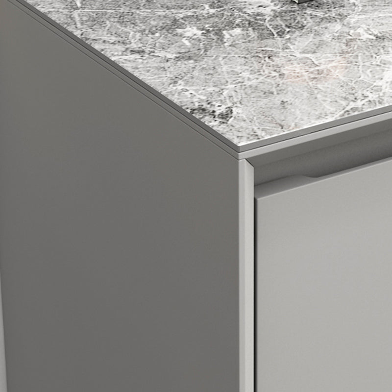 15.6-inch Width Modern Storage Chest Stone Dresser with 3/6 Drawers