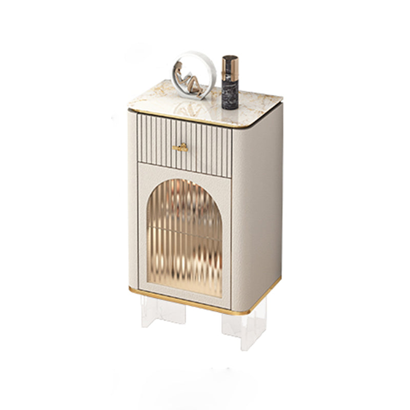 11.7-inch Width Glam Storage Chest Stone Storage Chest Dresser