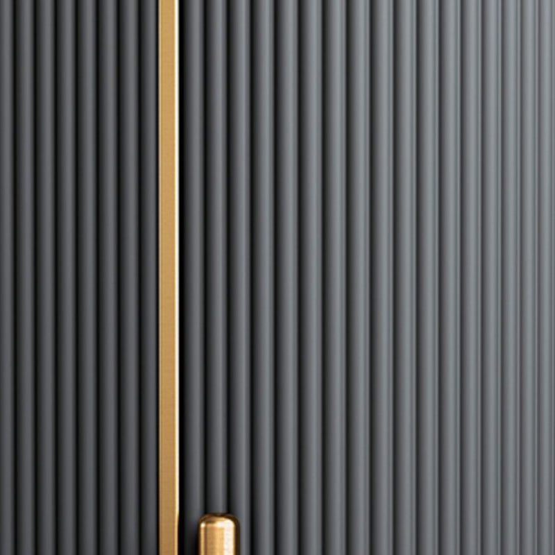 Glam Chest Bedroom Stone Vertical Storage Chest with Drawers