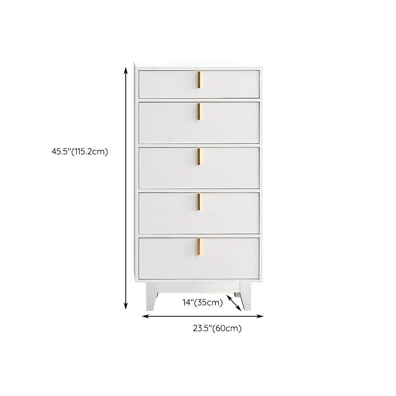 13.65-inch Width Storage Chest Contemporary Dresser with 3/4/5 Drawers