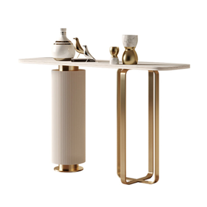 Glam Console Table 15.74" W Rectangle Console Sofa Table for Hall