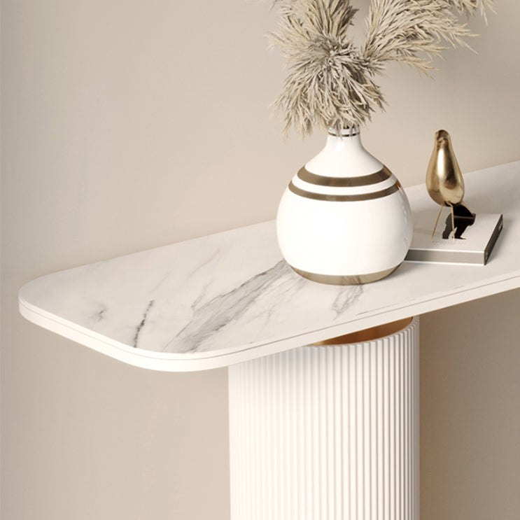 Glam Console Table 15.74" W Rectangle Console Sofa Table for Hall