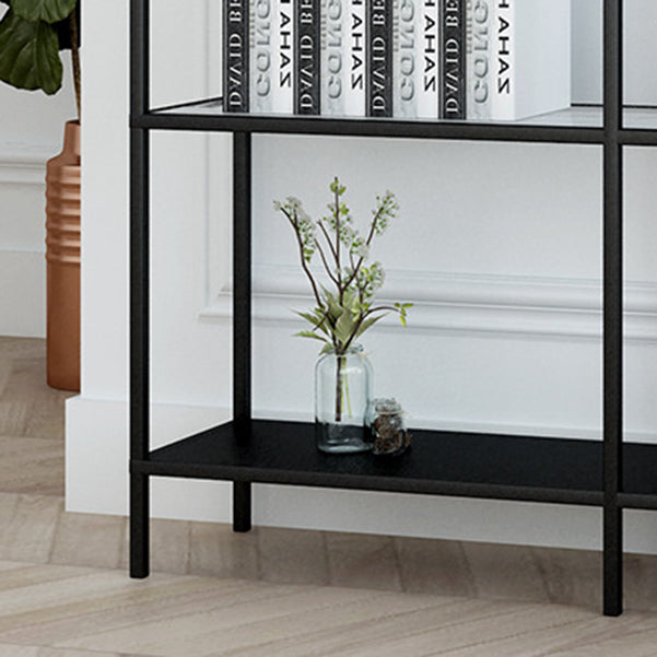 Contemporary Console Accent Table Antique Finish Rectangle Sofa Console Table in Metal