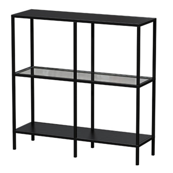 Contemporary Console Accent Table Antique Finish Rectangle Sofa Console Table in Metal