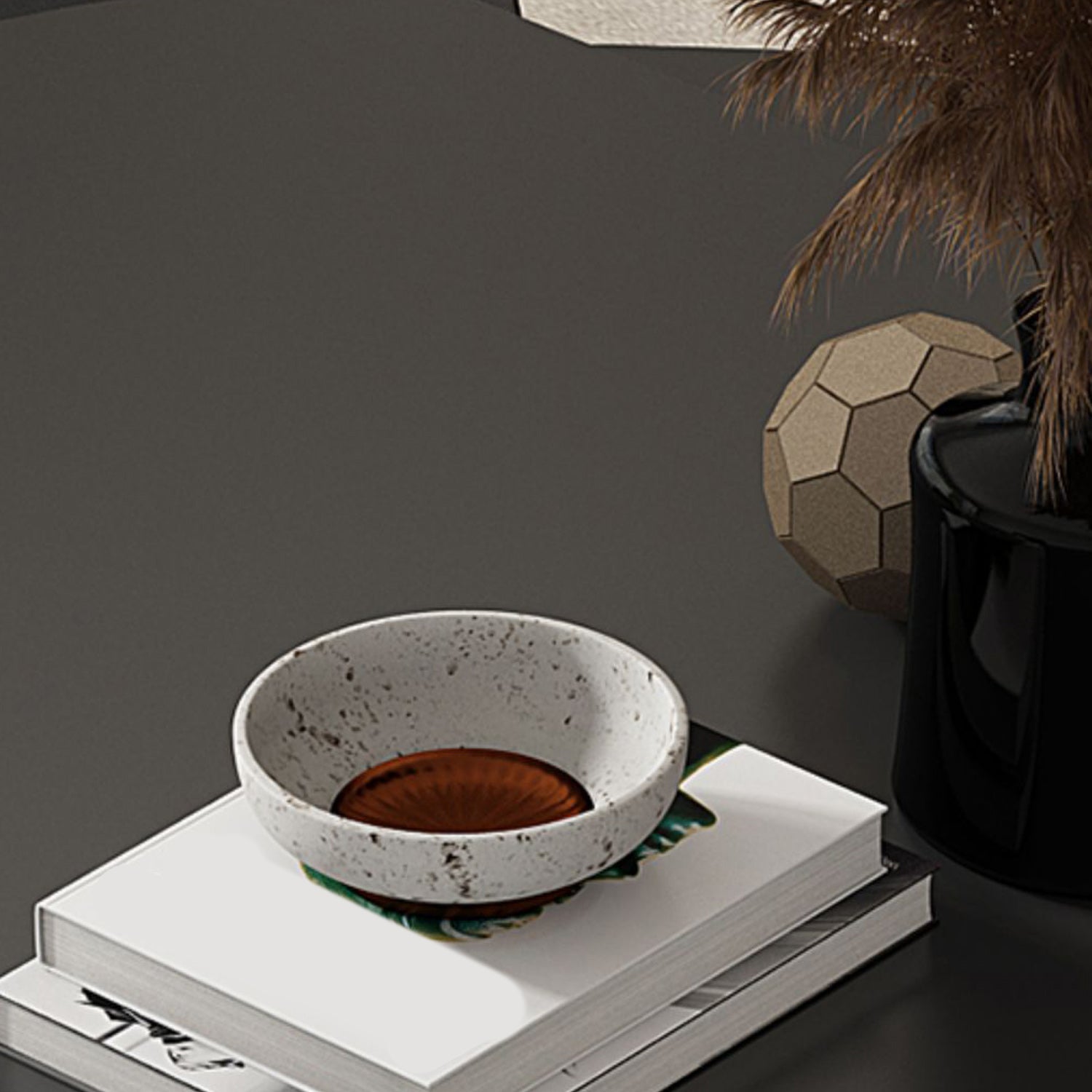 Modern Pedestal Casual Dining Table Round Dinner Table with Stainless Steel Base