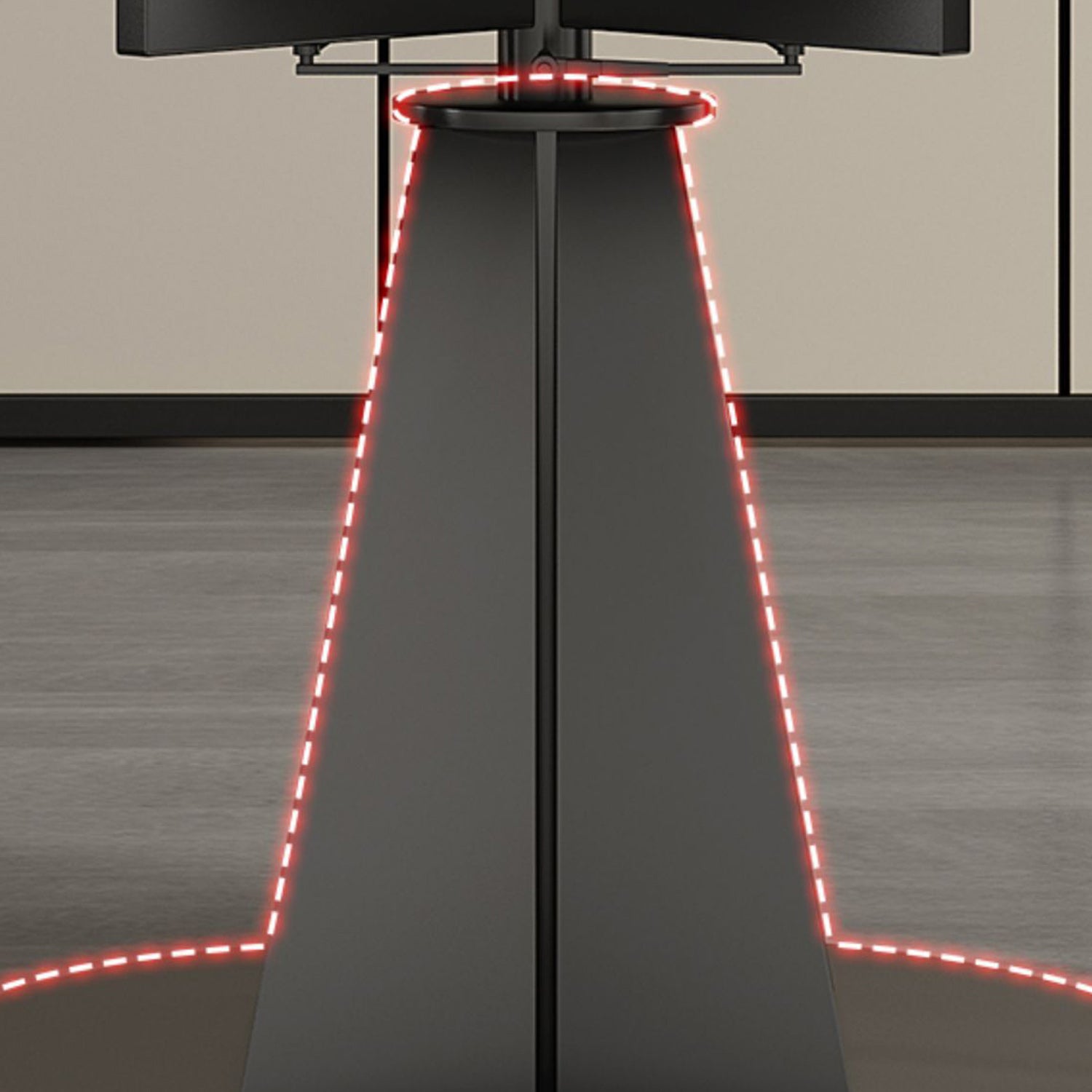 Modern Pedestal Casual Dining Table Round Dinner Table with Stainless Steel Base