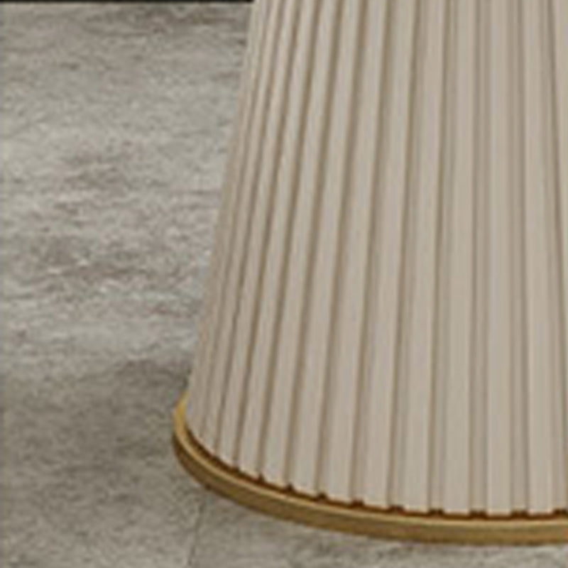 Modern Pedestal Table Steel Base Round Dining Table for Home Kitchen