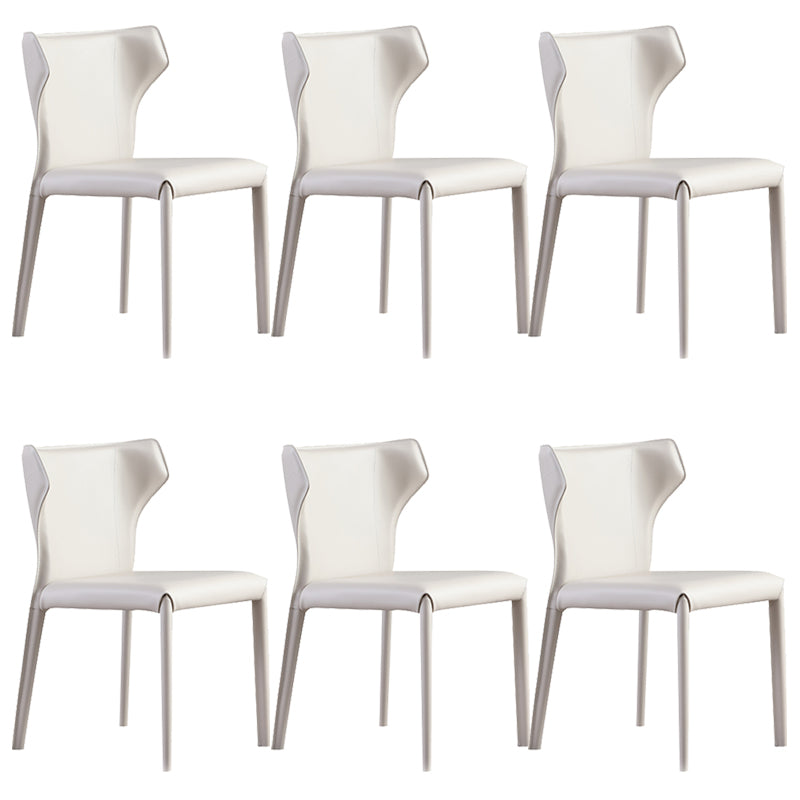 Upholstered Faux Leather Dining Chair Contemporary Dining Chair