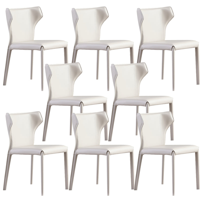 Upholstered Faux Leather Dining Chair Contemporary Dining Chair