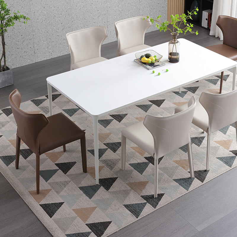 Upholstered Faux Leather Dining Chair Contemporary Dining Chair