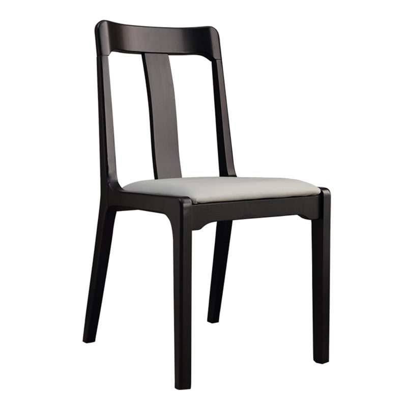 Industrial Black Dining Side Chair Upholstered Side Chair for Home