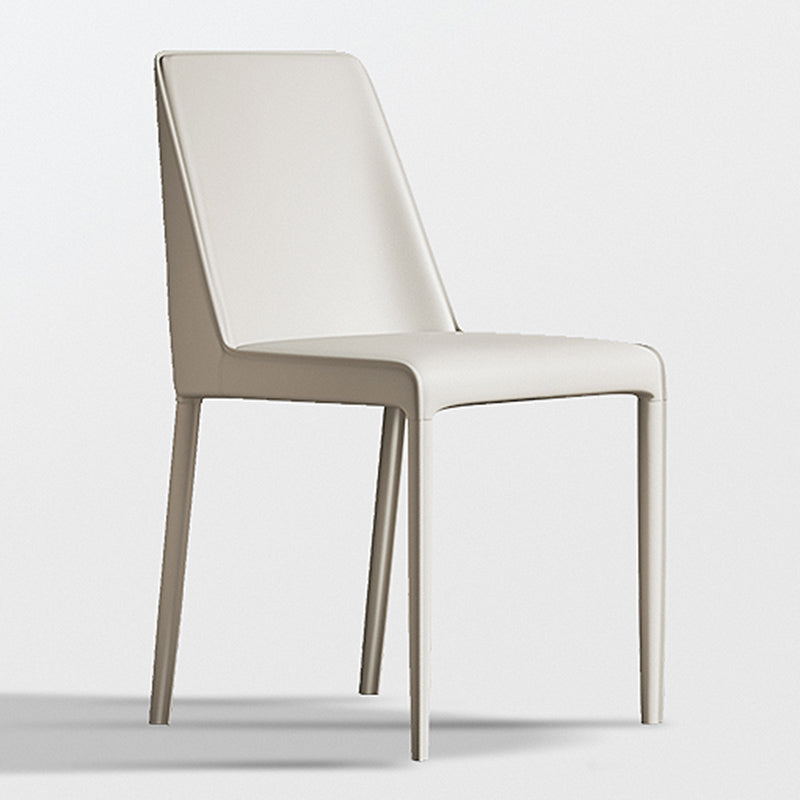Contemporary Home Upholstered Side Chair Matte Finish Dining Chair