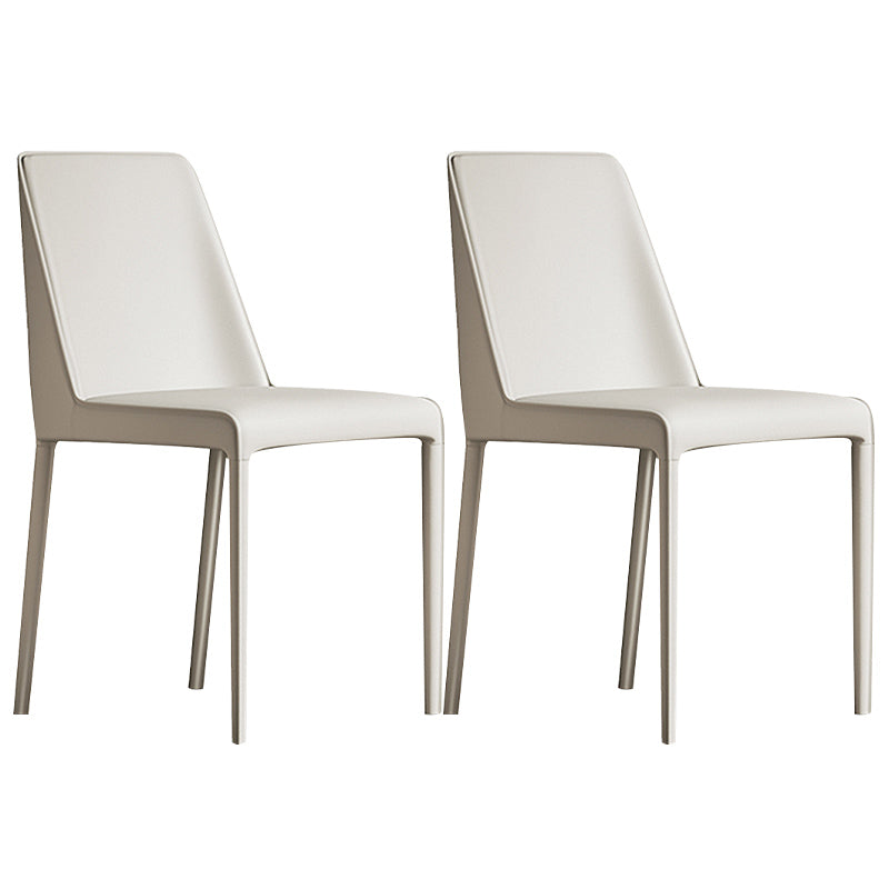 Contemporary Home Upholstered Side Chair Matte Finish Dining Chair