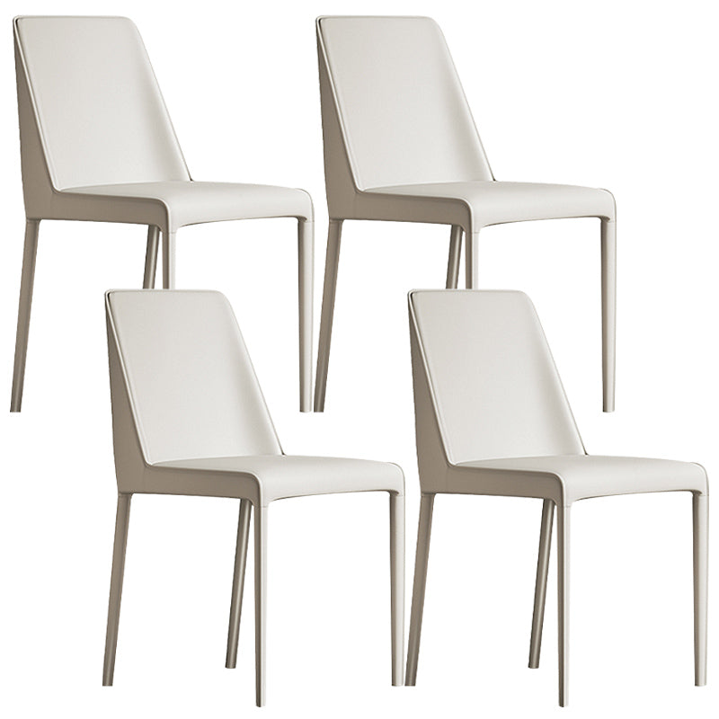 Contemporary Home Upholstered Side Chair Matte Finish Dining Chair