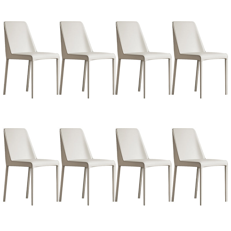 Contemporary Home Upholstered Side Chair Matte Finish Dining Chair