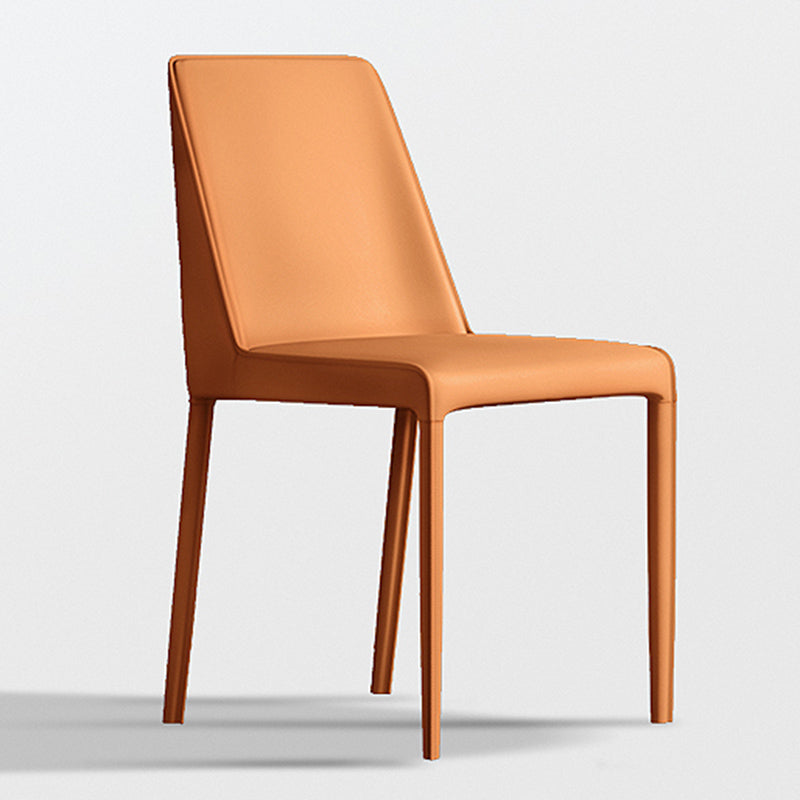 Contemporary Home Upholstered Side Chair Matte Finish Dining Chair