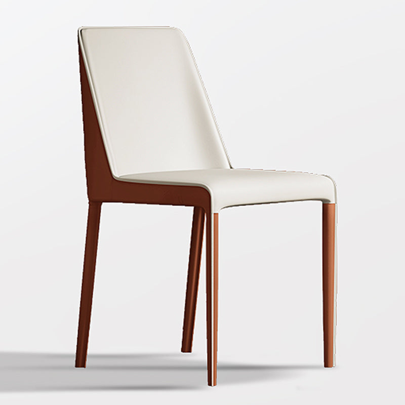 Contemporary Home Upholstered Side Chair Matte Finish Dining Chair