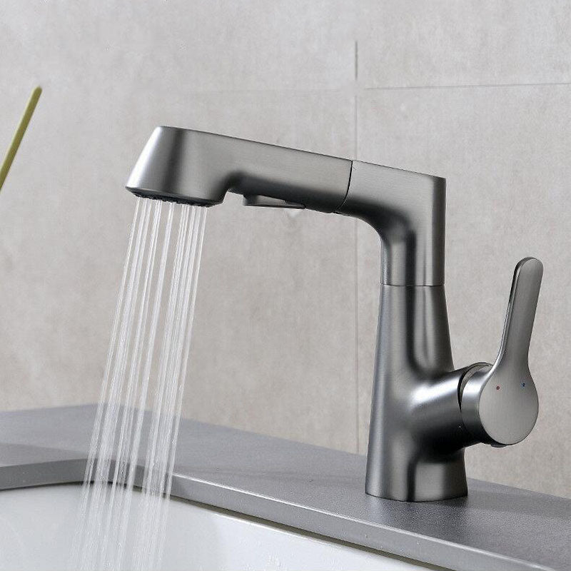 Contemporary Style Faucets Centerset Lever Handles Faucets for Bathroom