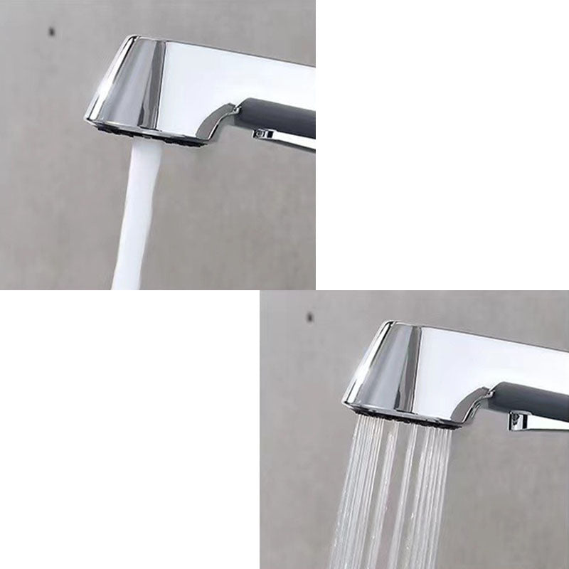 Contemporary Style Faucets Centerset Lever Handles Faucets for Bathroom