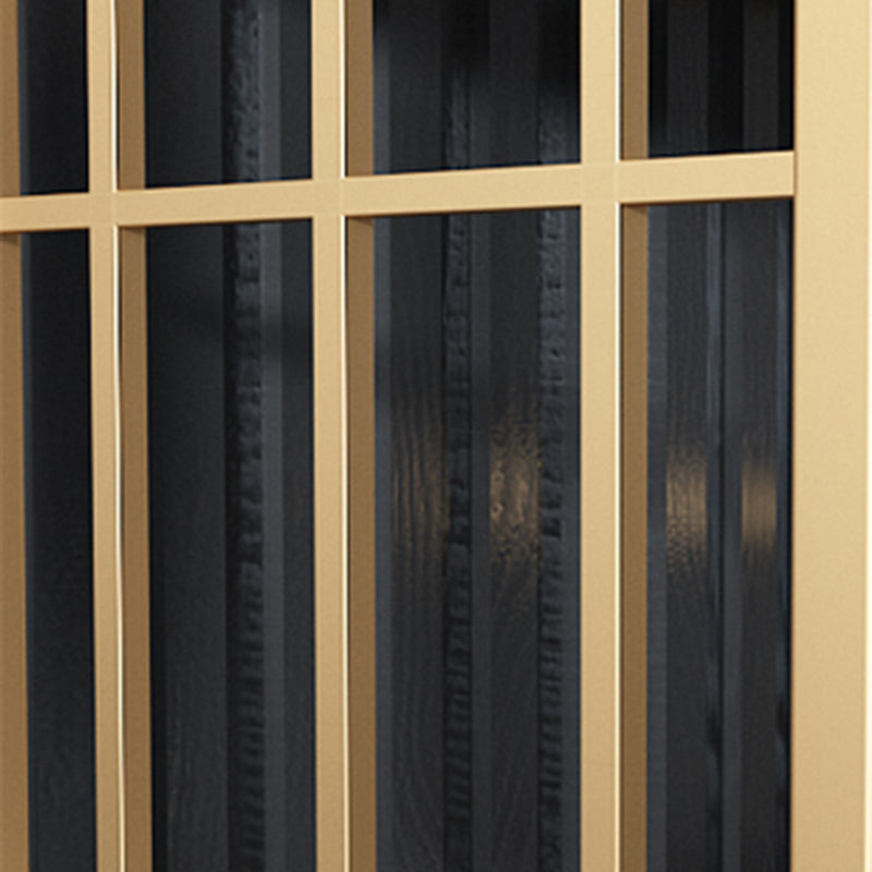 Glam Metal Bookshelf Etagere Shelf Bookcase for Study Room 70.9" H X 11.8" W